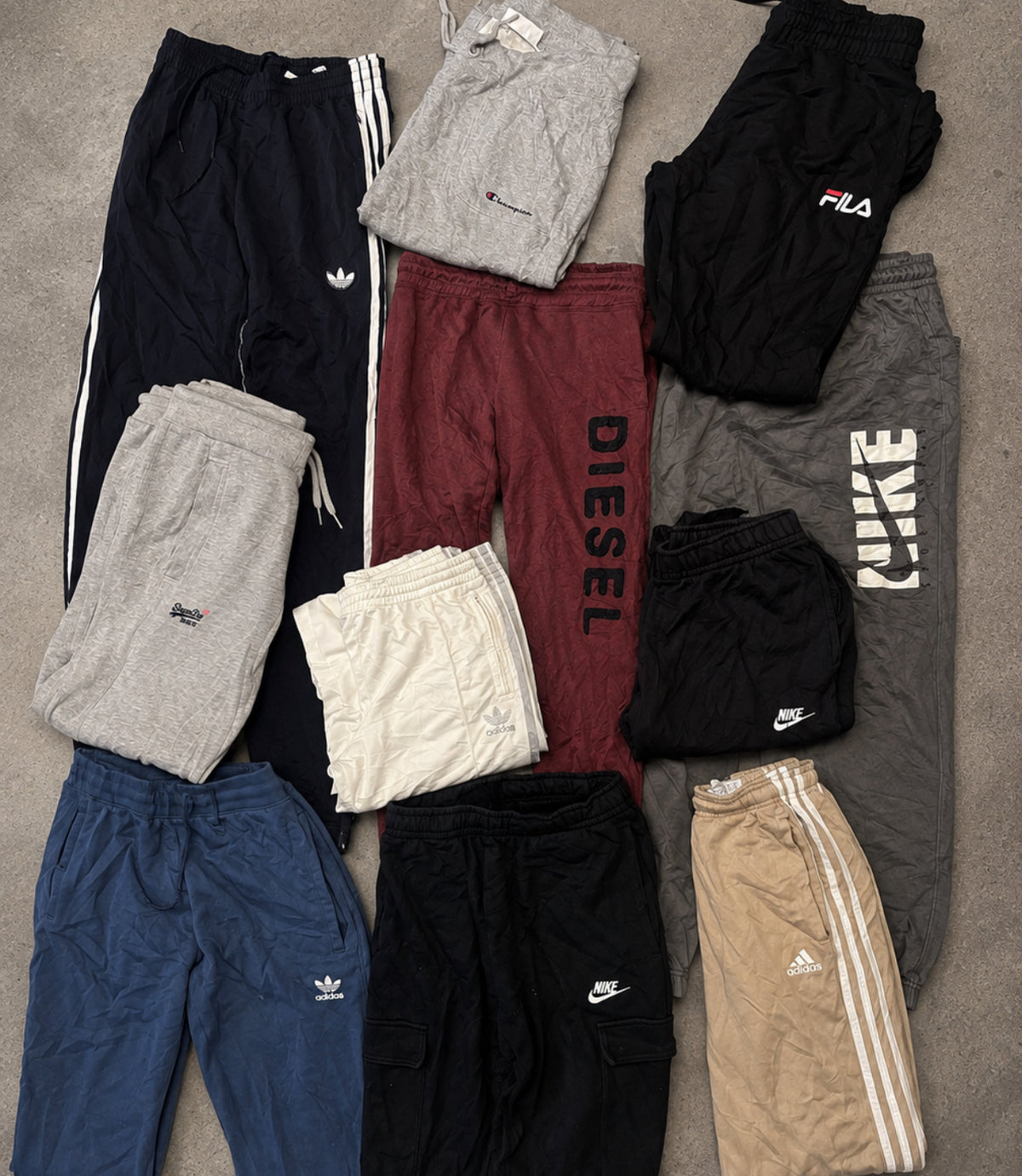 Branded Tracksuit Bottoms and Joggers x 25